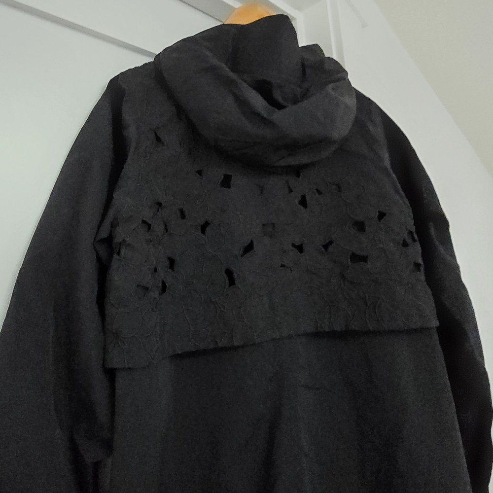 Lululemon Graced With Lace Long Utility Jacket in Black - Picture 8 of 14